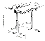 Комплект для школяра зростаюча парта Cubby Fressia Grey + крісло для дому LST3 Orange-Grey, фото 6