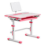Комплект для дівчинки зростаюча парта Cubby Fressia Pink + стілець FunDesk SST2-S Pink, фото 3