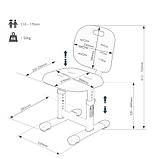 Комплект для дівчинки зростаюча парта Cubby Fressia Pink + стілець FunDesk SST2-S Pink, фото 10