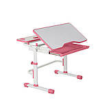 Розширююча парта для дівчинки Cubby Fressia Pink + настільна світлодіодна лампа, фото 9