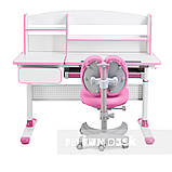 Комплект для принцеси 👸 парта Cubby Rimu Pink + ергономічне крісло FunDesk Solerte Pink, фото 3
