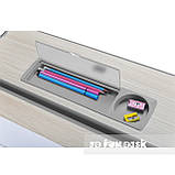 Гуртова парта + стільчик для школяра Fundesk Lavoro Grey, фото 5