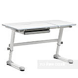 Комплект парта-трансформер FunDesk Trovare Grey + ортопедічне крісло Cubby Paeonia Grey, фото 2