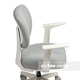 Дитяче ергономічне крісло Fundesk Buono Grey з підлокітниками та підставкою для ніг, фото 3