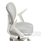 Дитяче ергономічне крісло Fundesk Buono Grey з підлокітниками та підставкою для ніг, фото 5