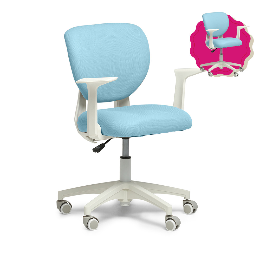 Дитяче ергономічне крісло Fundesk Buono Blue з підлокітниками, фото 1