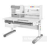 Парта растишка для школяра FunDesk Pensare Grey, фото 2