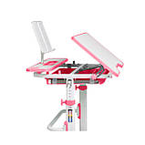 Комплект зростаюча парта Cubby Fressia Pink + ортопедичне крісло Buono Pink, фото 6