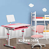 Комплект зростаюча парта Cubby Fressia Pink + ортопедичне крісло Buono Pink, фото 7