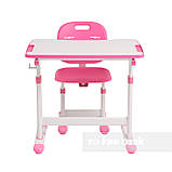 Комплект парта + стілець трансформери Omino Pink FunDesk, фото 3