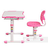 Комплект парта + стілець трансформери Omino Pink FunDesk, фото 5