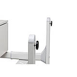 Комплект для підлітка парта Fundesk Fiore II Grey + стілець для школяра FunDesk LST3 Blue-Grey, фото 4