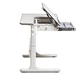 Парта-трансформер для підлітка Fundesk Fiore Grey, фото 9