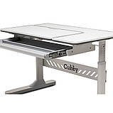 Комплект для підлітка парта-трансформер Cubby Tulipa Grey + ергономічне крісло Fundesk Mente Grey, фото 4