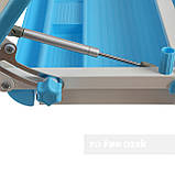 Зростаюча парта + стілець для школяра Fundesk Lavoro Blue + настільна світлодіодна лампа FunDesk L1, фото 7