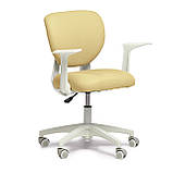 Дитяче ергономічне крісло Fundesk Buono Yellow з підлокітниками, фото 2