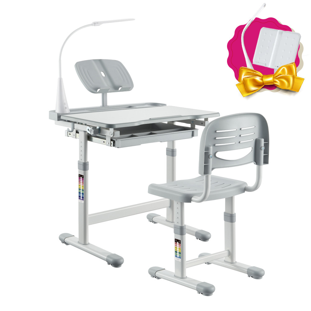 Дитяча парта зі стільчиком FunDesk Bellissima Grey, фото 1