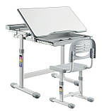 Дитяча парта зі стільчиком FunDesk Bellissima Grey, фото 10