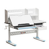 Парта-трансформер для підлітка Fundesk Fiore II Blue, фото 2