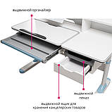 Парта-трансформер для підлітка Fundesk Fiore II Blue, фото 8