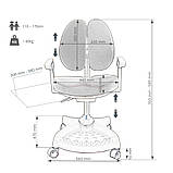 Дитяче ортопедичне крісло FunDesk Leone Blue, фото 9