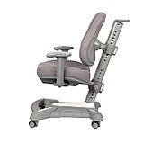 Дитяче універсальне крісло FunDesk Bravo Grey з підлокітниками, фото 3