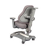 Дитяче універсальне крісло FunDesk Bravo Grey з підлокітниками, фото 5