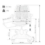 Універсальне ортопедичне крісло для підлітків FunDesk Contento Grey, фото 10