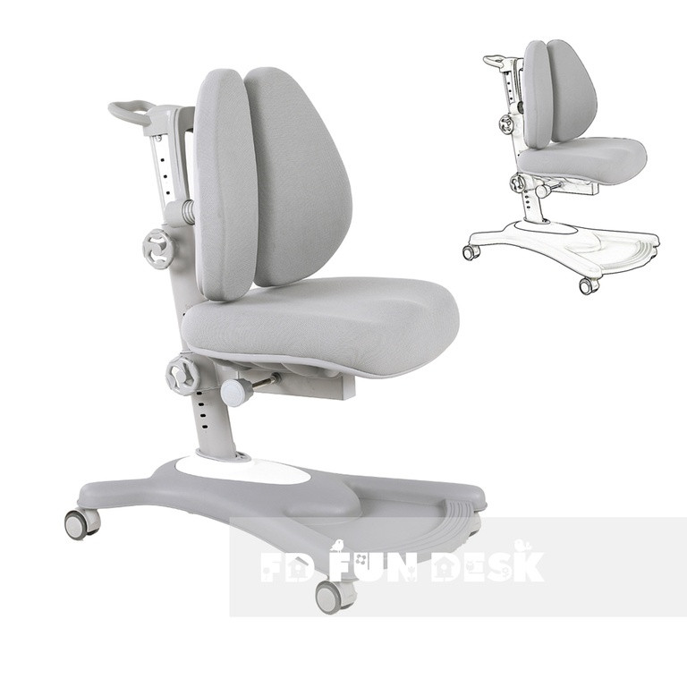 Дитяче ергономічне крісло FunDesk Fortuna Grey, фото 1