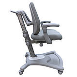 Дитяче ергономічне крісло FunDesk Fortuna Grey з підлокітниками, фото 3