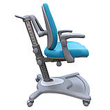 Дитяче ергономічне крісло FunDesk Fortuna Blue з підлокітниками, фото 5