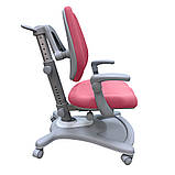 Дитяче ергономічне крісло FunDesk Fortuna Pink з підлокітниками, фото 4