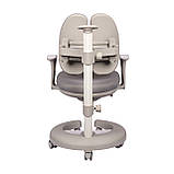 Дитяче регульоване крісло FunDesk Rubus Grey з підлокітниками, фото 2