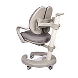 Дитяче регульоване крісло FunDesk Rubus Grey з підлокітниками, фото 3