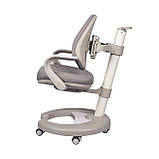 Дитяче регульоване крісло FunDesk Rubus Grey з підлокітниками, фото 4