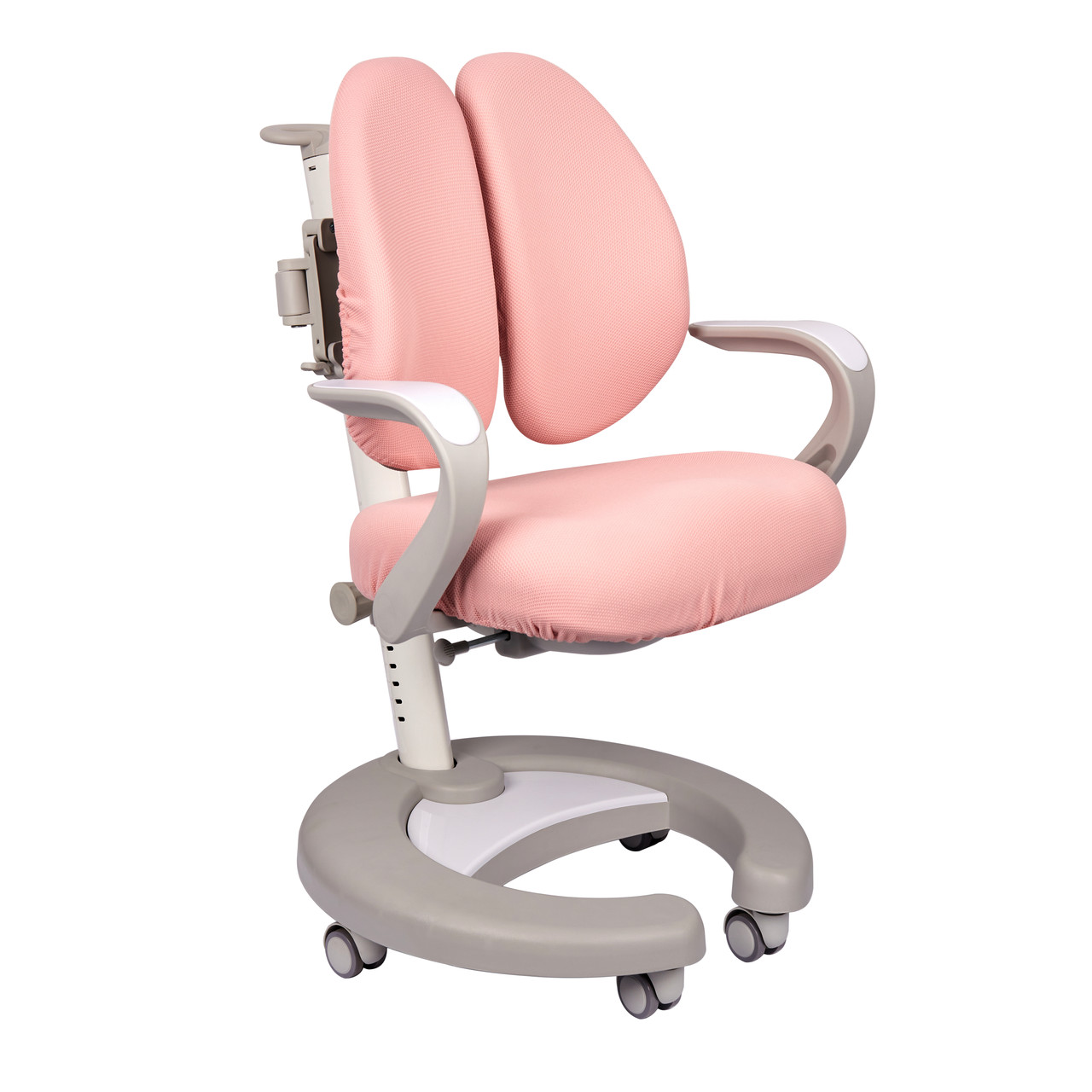 Дитяче регульоване крісло FunDesk Rubus Pink з підлокітниками, фото 1