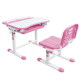 Дитяча парта зі стільчиком FunDesk Sorriso Pink, фото 2