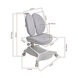 Дитяче ергономічне крісло Cubby Bunias Grey з підлокітниками, фото 10