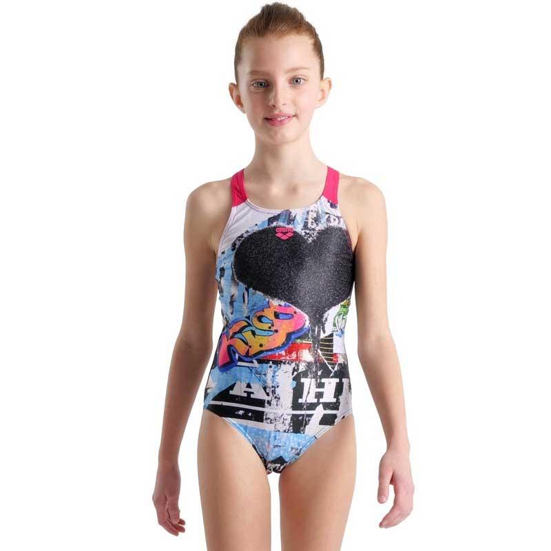 Купальник Детский Arena GIRL'S SWIMSUIT V BACK PLACEMENT Arena (005079 ...