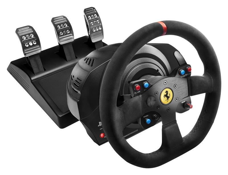 Thrustmaster Кермо і педалі для PC/PS4®/PS3® T300 Ferrari Integral RW Alcantara edition, фото 1