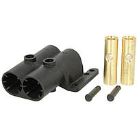 Розетка-штекер на причіп 2 контактна TRUCKLIGHT 50 мм 160А 150В