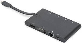 Digitus Док-станція Travel USB-C, 9 Port