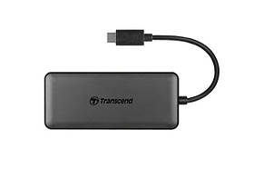 Transcend Хаб USB Type-C HUB 6 ports microSD/SD Black