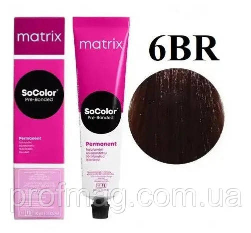 Фарба для волосся 1A Matrix SoColor Pre-Bonded Permanent 90 мл 6BR