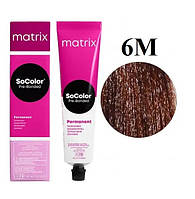 Фарба для волосся 1A Matrix SoColor Pre-Bonded Permanent 90 мл 6M