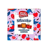 Цукерки Пташине молоко з Шоколадно-Вишневим смаком MISTER CHOC Mleczko czekolada wisnia 380г Німеччина