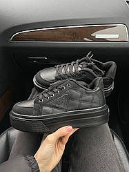 Жіночі кросівки Prada Re-Nylon Low Black