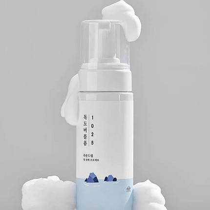 Очищуюча пінка для проблемної шкіри Round Lab 1025 Dokdo Bubble Foam 150 мл, фото 3