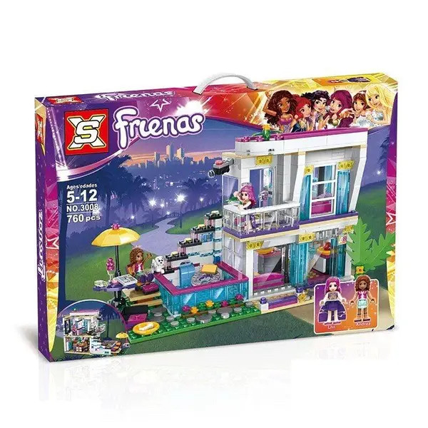 Конструктор Friends Будинок Ліві Басейн 2 Етажа 760 Деталей — Купить ...