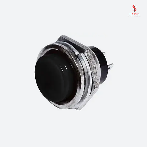 Кнопка DS-212 Ø16мм 125V 3A без фиксации - черная (ID#1766851457), цена ...